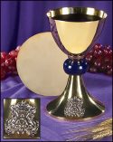 Blessed Mother Chalice and Paten Set