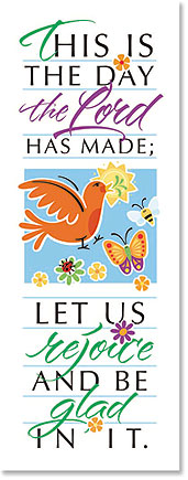 This is the Day Scripture Church Banner