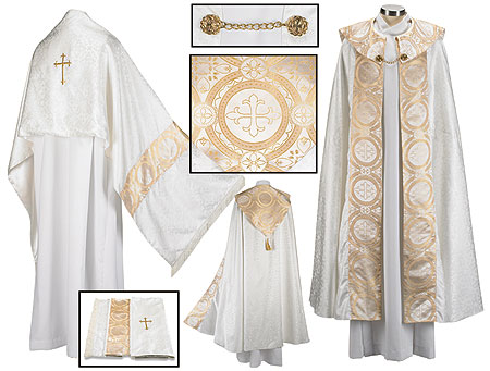 Clergy Cope and Humeral Veil Set