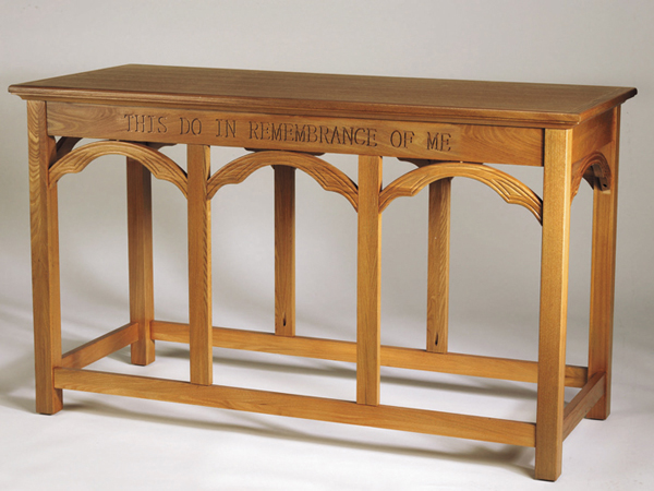 Communion Table This Do In Remembrance of Me | Clergy Apparel - Church Robes