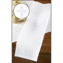 Linen Lavabo Towel with Cross