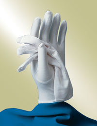ladies white church gloves