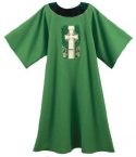 Irish Deacon Dalmatic Green with Celtic Cross