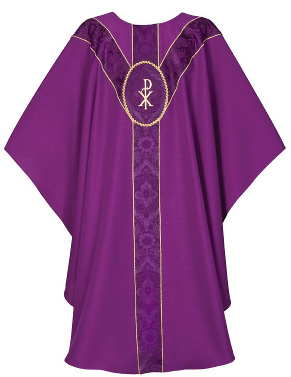 Pax Symbol Clergy Chasuble Vestment