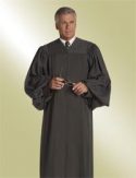mens black pulpit preaching robe