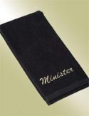 minister church towel
